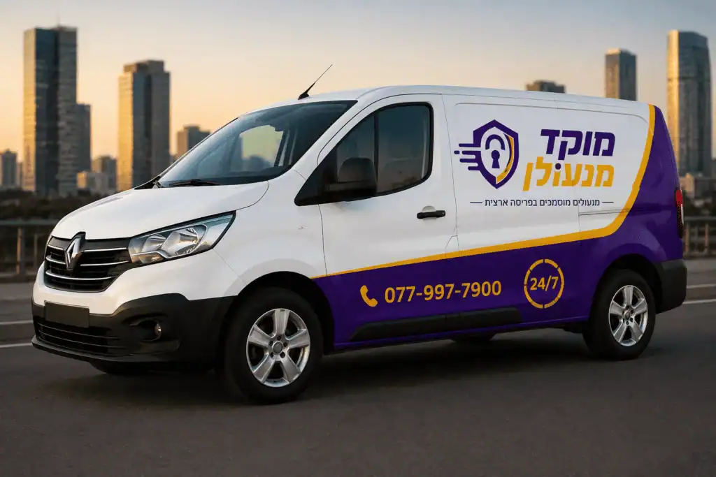 רכב שירות של מוקד מנעולן